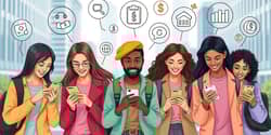 Review das contas digitais para jovens universitário